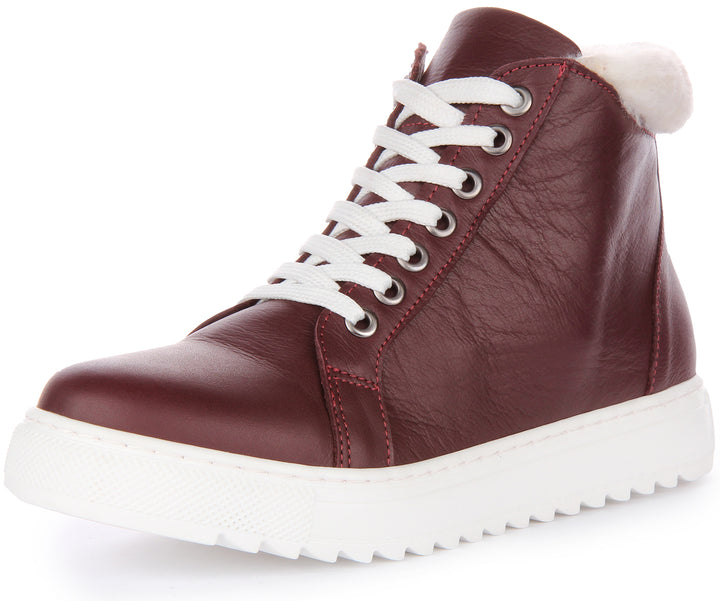 Justinreess England Leona In Maroon For Women