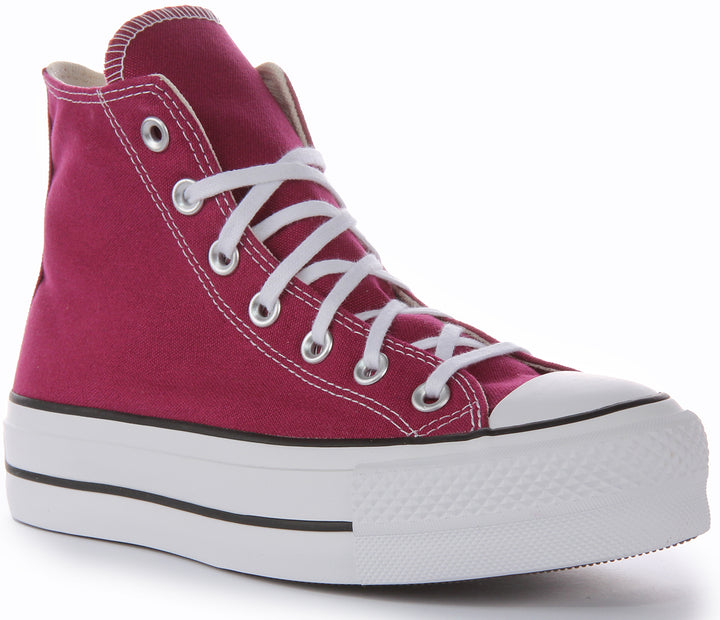 Converse All Star Lift A05471C In Maroon For Women