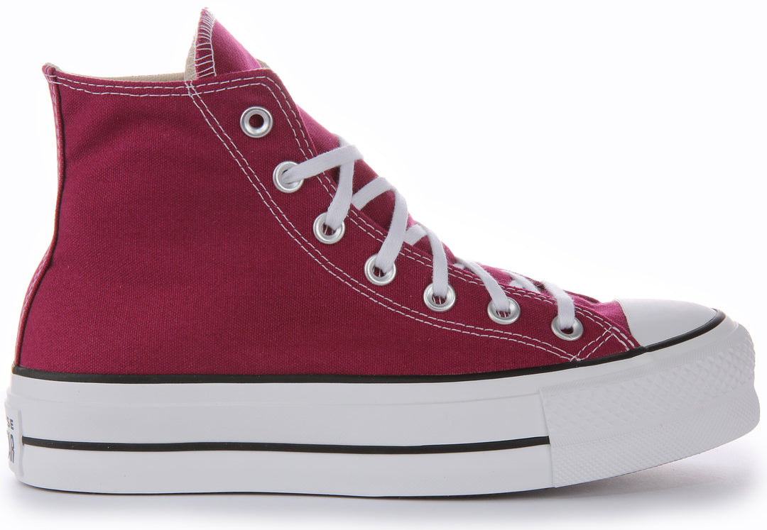 Converse All Star Lift A05471C In Maroon For Women