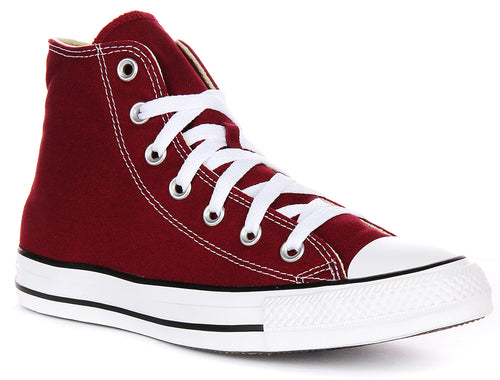 Converse All Star Chuck Taylor M9613C In Maroon Hi Tops