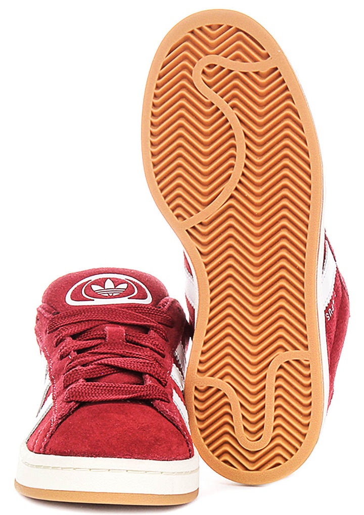 Adidas Campus 00S In Maroon White