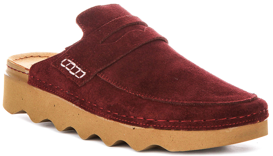 Justinreess England Gia In Maroon For Women