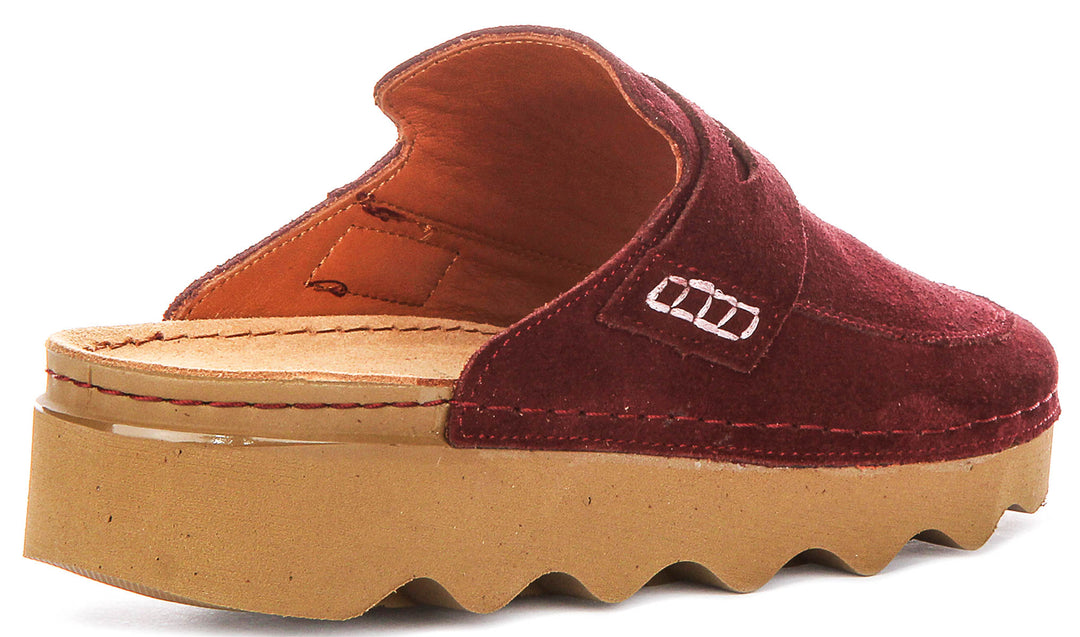 Justinreess England Gia In Maroon For Women