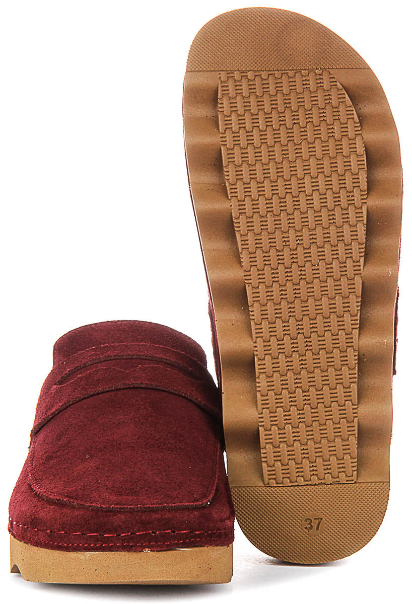 Justinreess England Gia In Maroon For Women