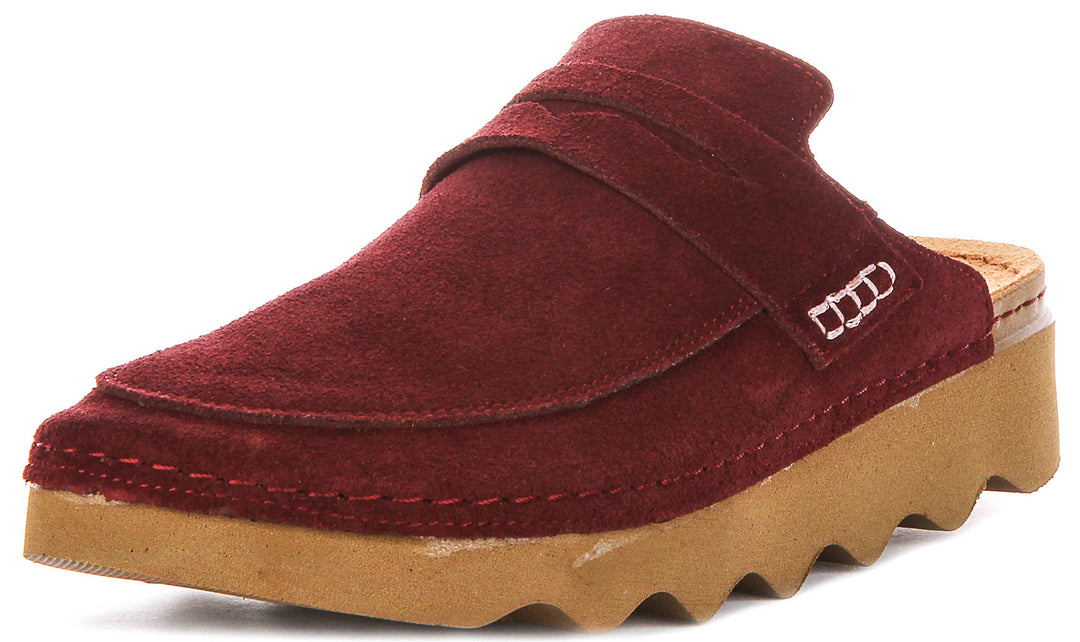 Justinreess England Gia In Maroon For Women