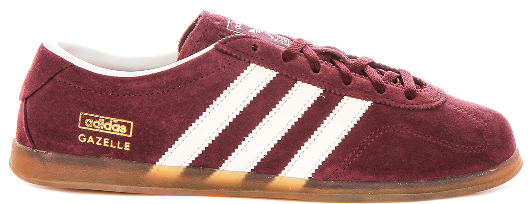 Adidas Gazelle Lo Prow In Maroon For Women