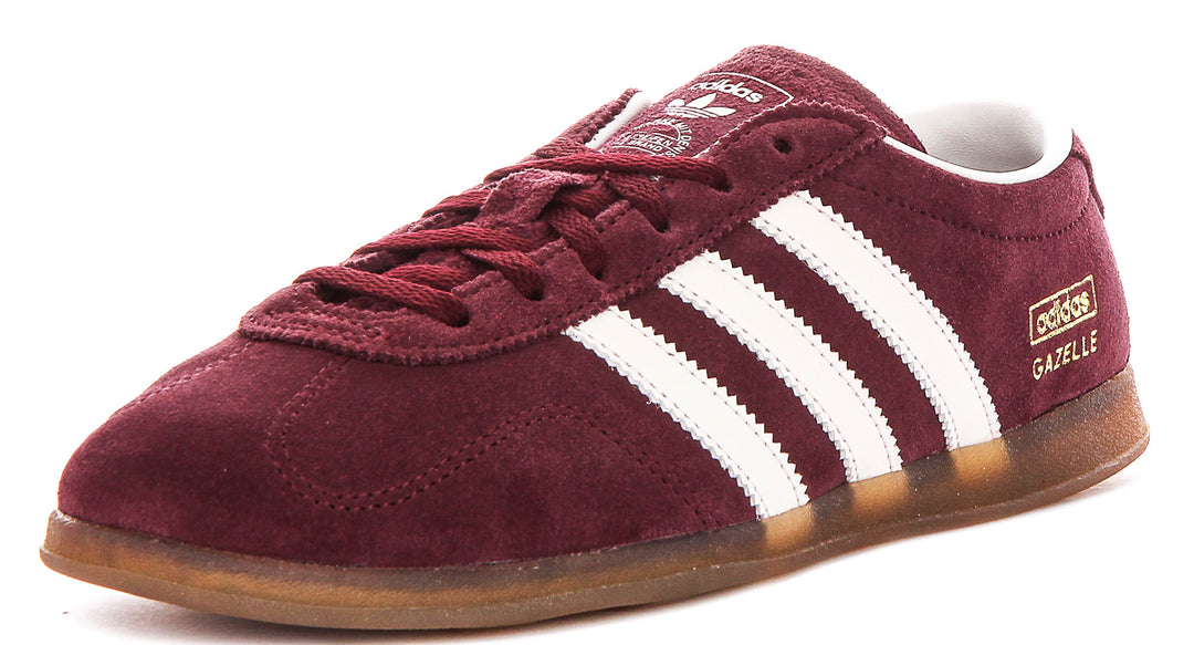 Adidas Gazelle Lo Prow In Maroon For Women