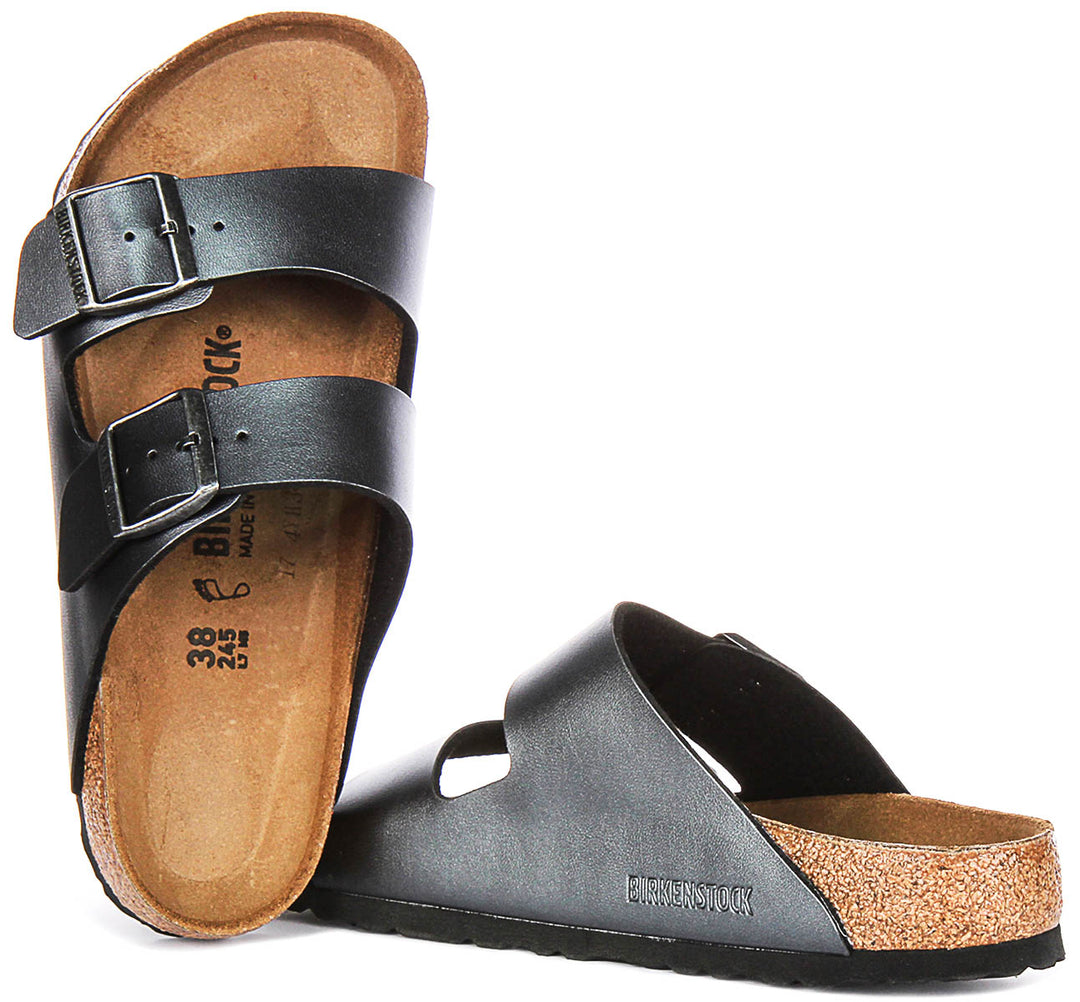 Birkenstock Arizona BS In Metal Black | Regular Fit