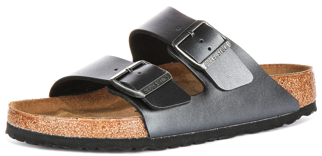 Birkenstock Arizona BS In Metal Black | Regular Fit