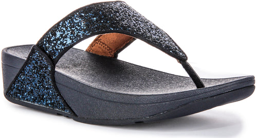 Fitflop Lulu Glitter In Midnight For Women