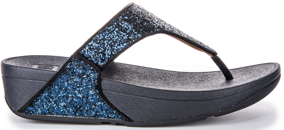 Fitflop Lulu Glitter In Midnight For Women