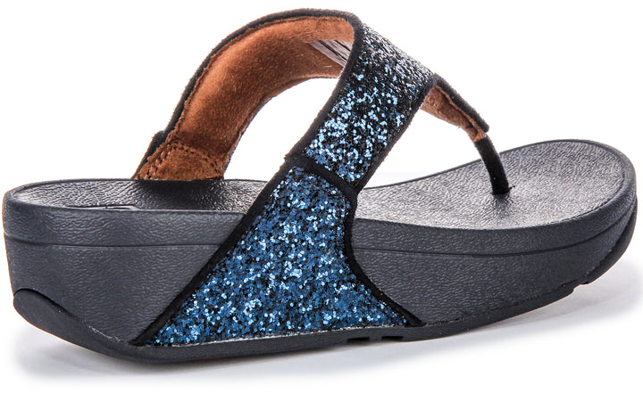 Fitflop Lulu Glitter In Midnight For Women