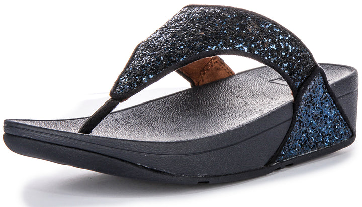 Fitflop Lulu Glitter In Midnight For Women