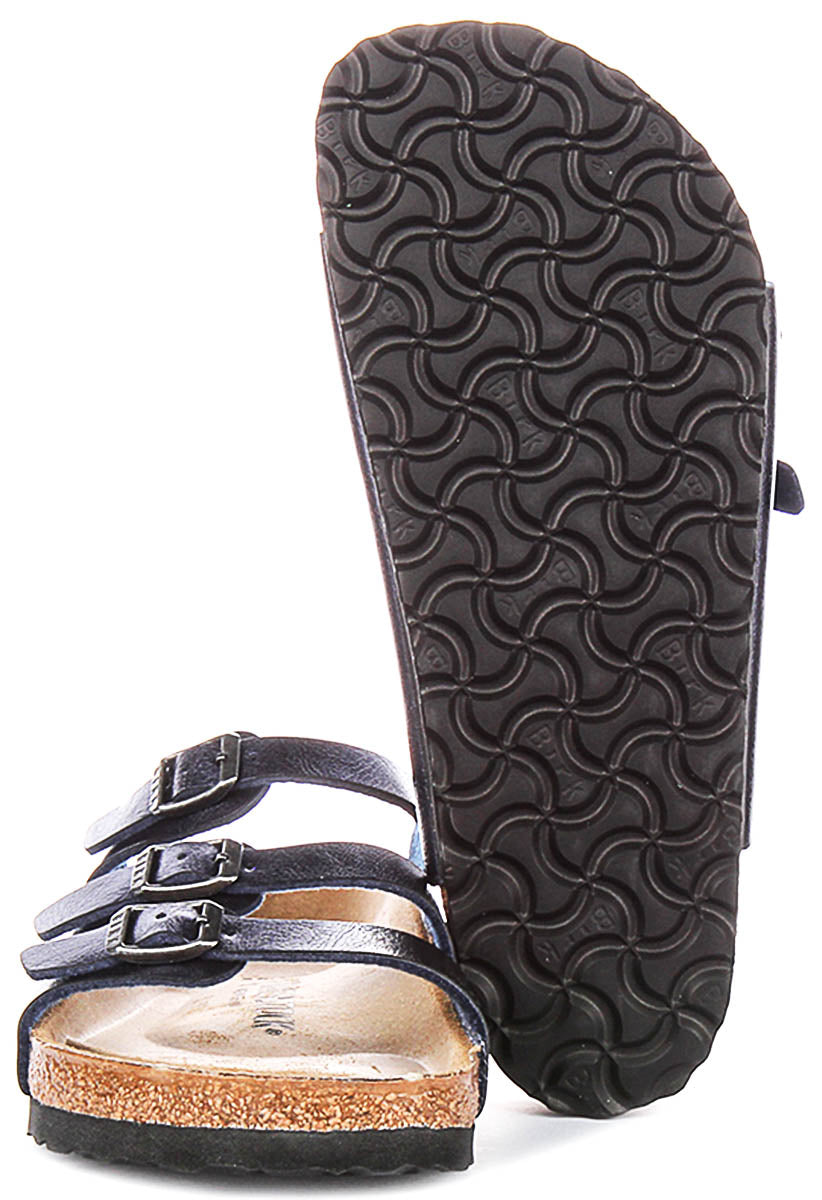 Birkenstock Florida Bs In Midnight For Unisex