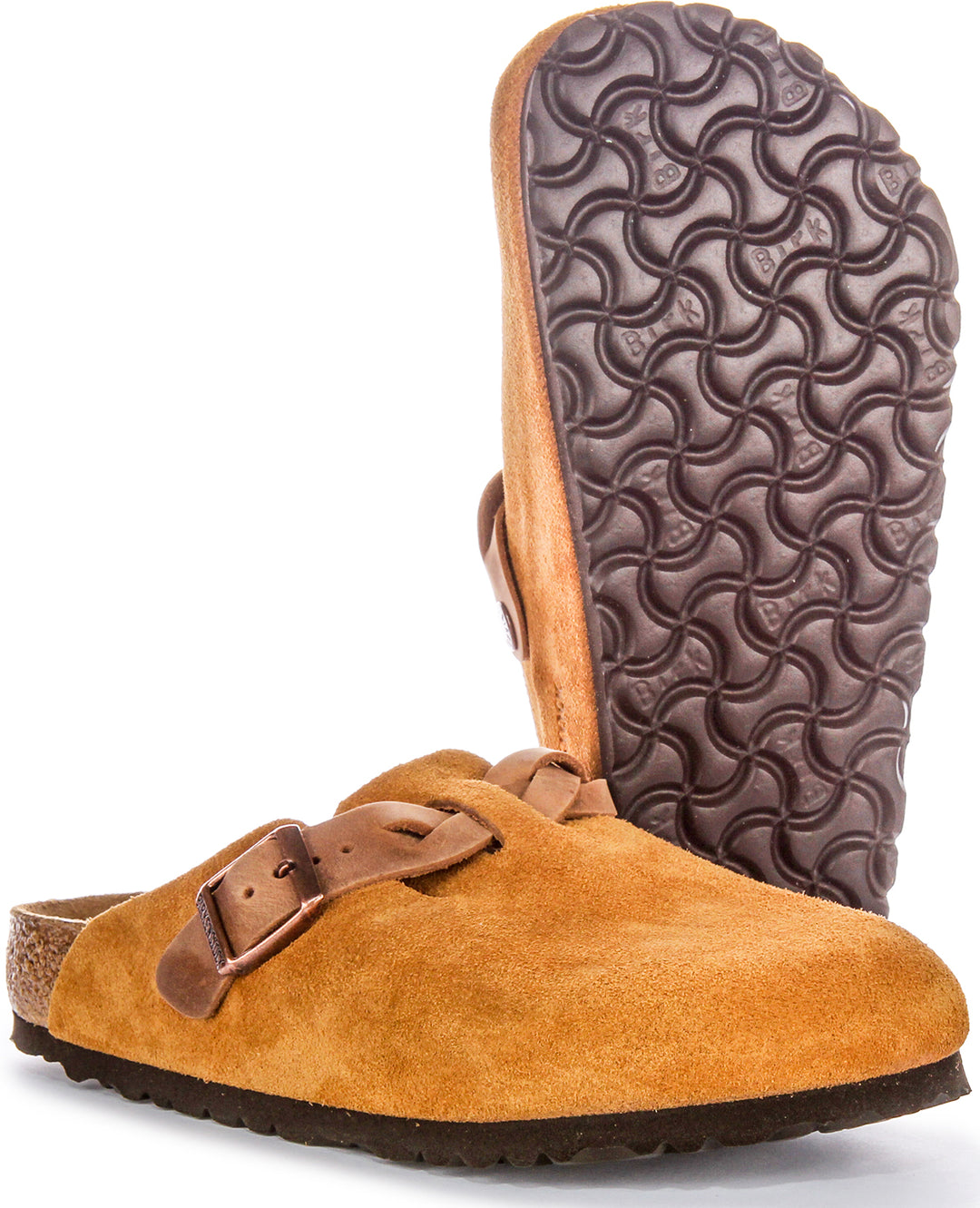 Birkenstock Boston Braided In Mink | Regular Fit