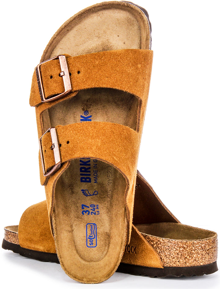 Birkenstock Arizona Soft Footbed In Mink | Regular Fit