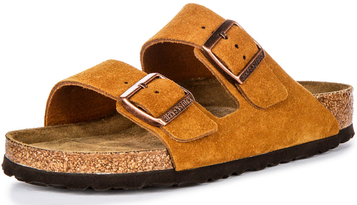 Birkenstock Arizona Soft Footbed In Mink | Regular Fit