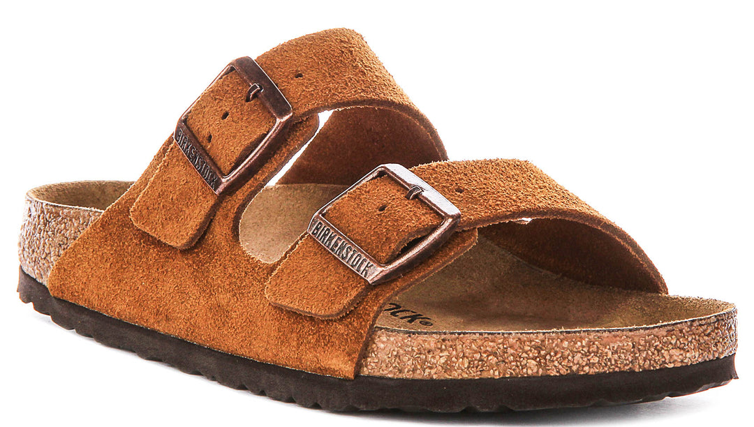 Birkenstock Arizona Sfb In Mink For Unisex