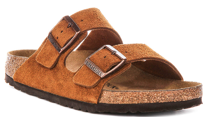 Birkenstock Arizona Sfb In Mink For Unisex