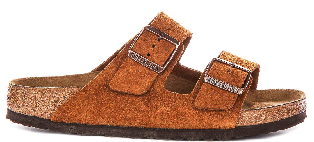 Birkenstock Arizona Sfb In Mink For Unisex