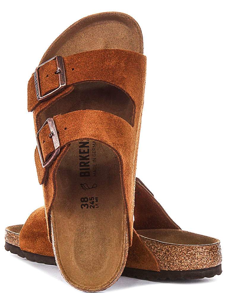 Birkenstock Arizona Sfb In Mink For Unisex