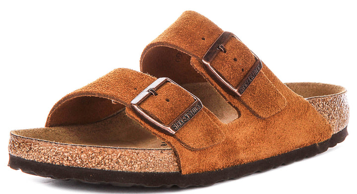 Birkenstock Arizona Sfb In Mink For Unisex