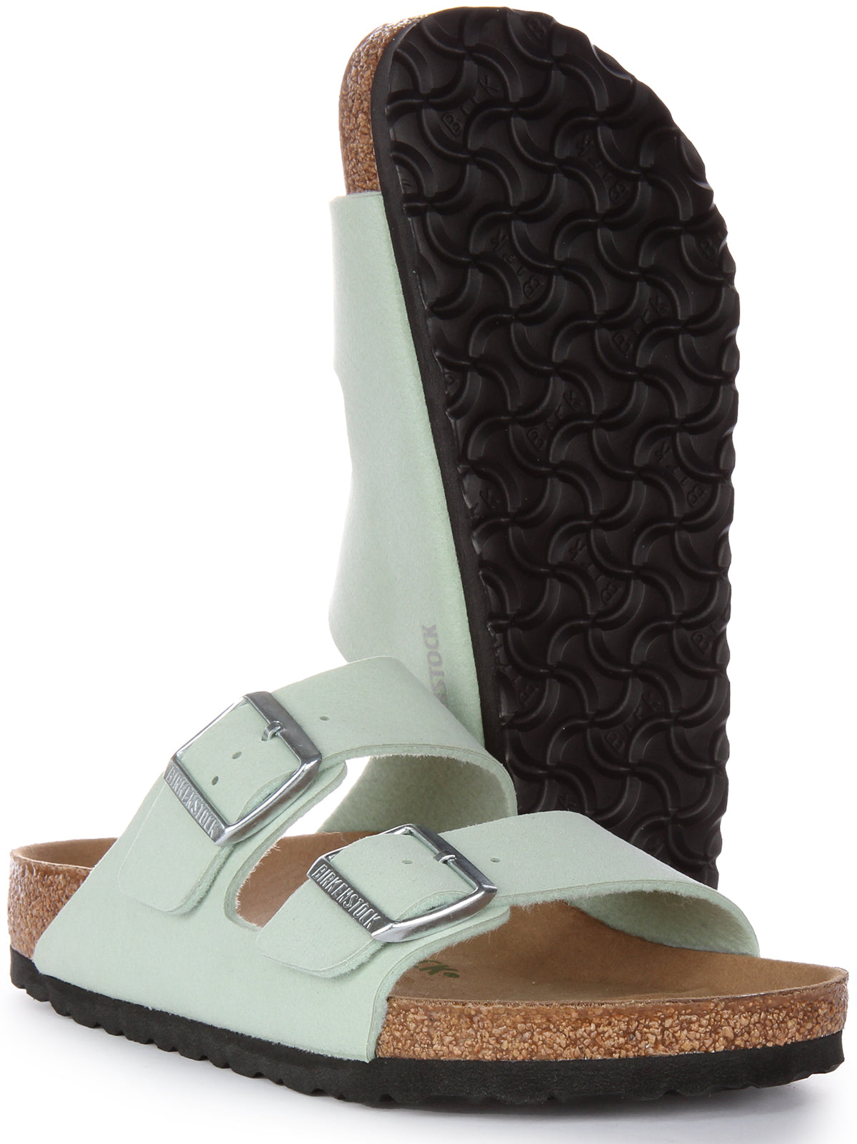 Birkenstock Arizona Vegan In Mint | Regular Fit