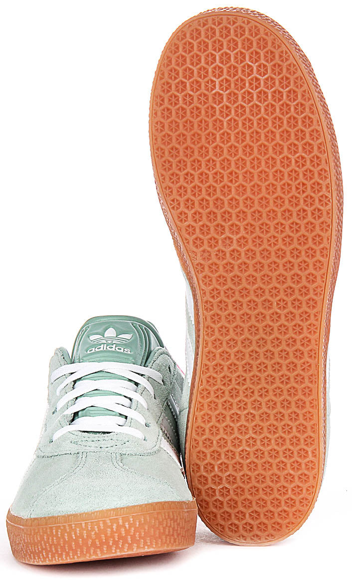 Adidas Gazelle In Mint For Juniors