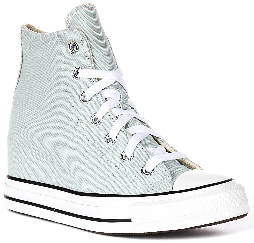 Converse All Star Wedge Hi A13532C in Hellblau für Damen