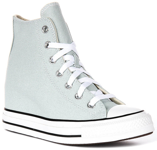 Converse All Star Wedge Hi A13532C In Light Blue For Women
