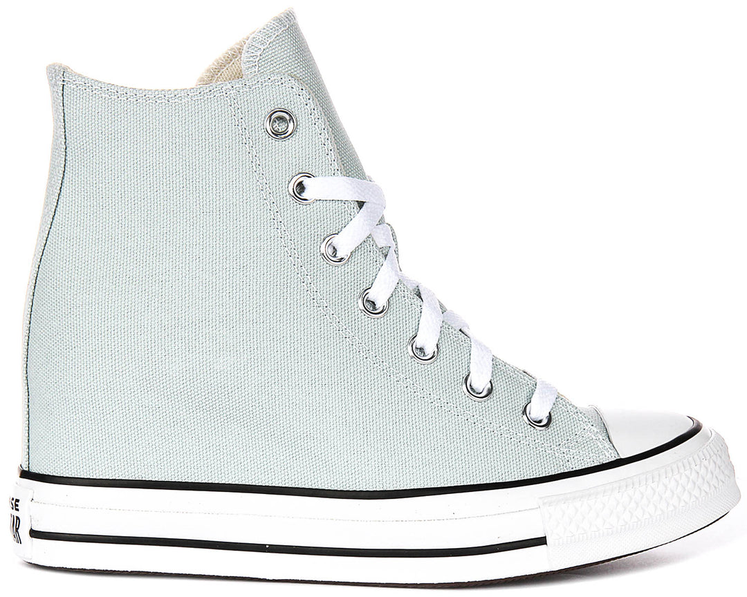 Converse All Star Wedge Hi A13532C in Hellblau für Damen