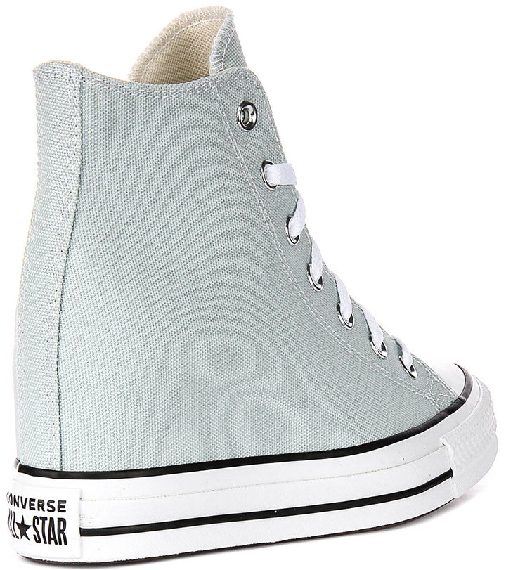 Converse All Star Wedge Hi A13532C in Hellblau für Damen
