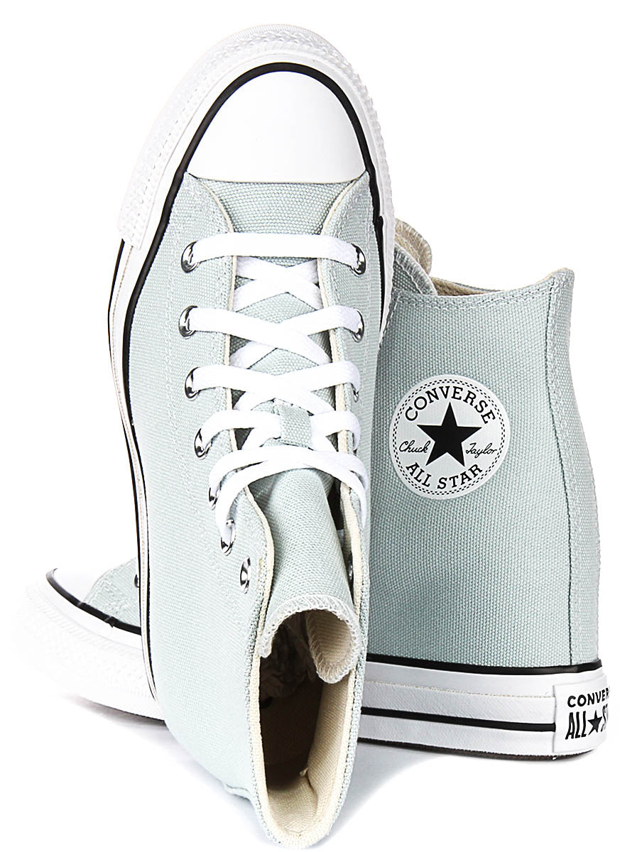 Converse All Star Wedge Hi A13532C in Hellblau für Damen