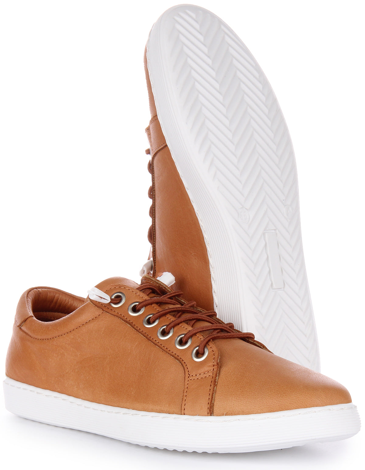 Justinreess England Elita Tan | Womens Comfort Softy Slip On Shoe ...