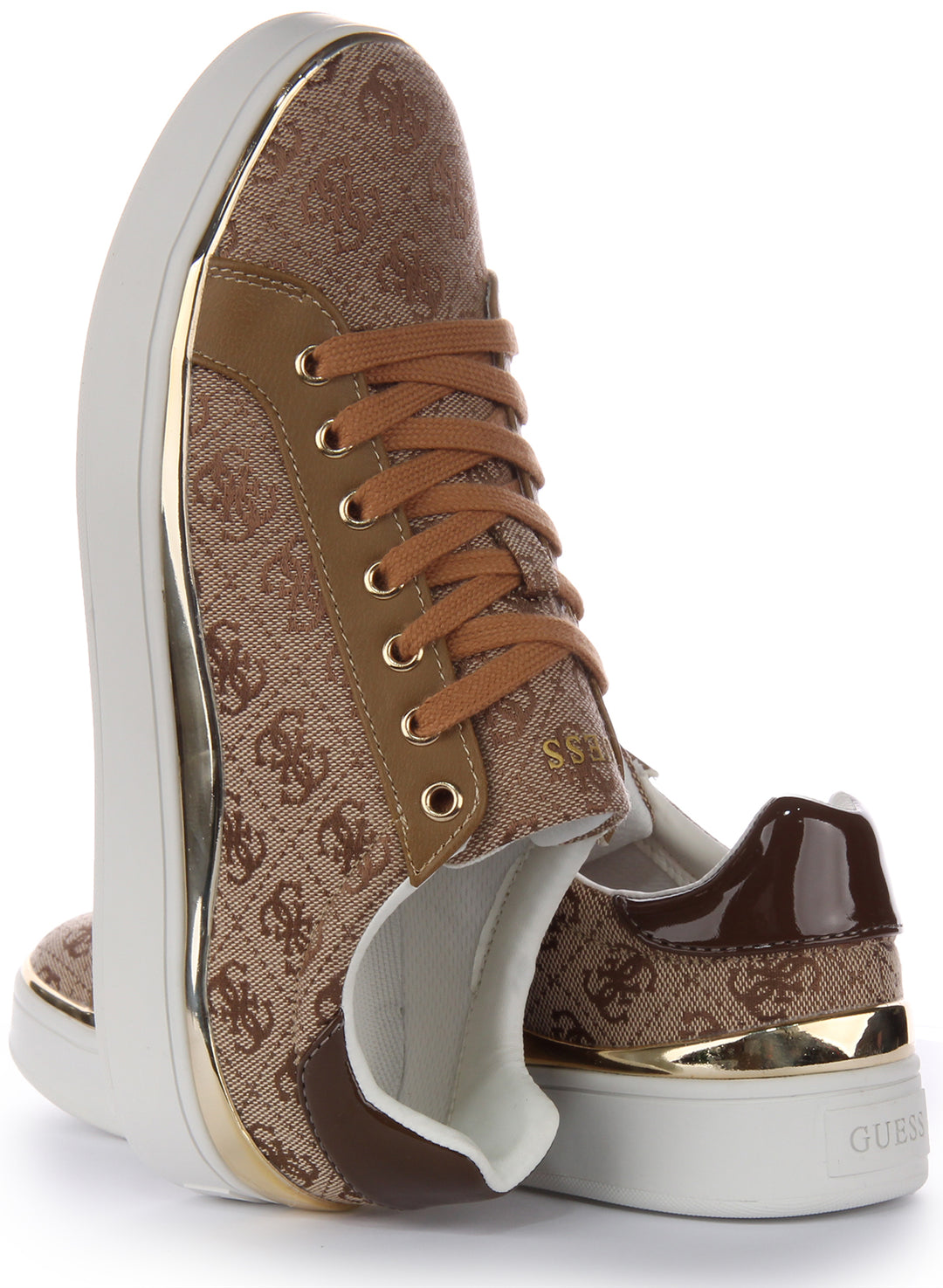 GUESS Zapatillas de Mujer FL5BC2 MARRON