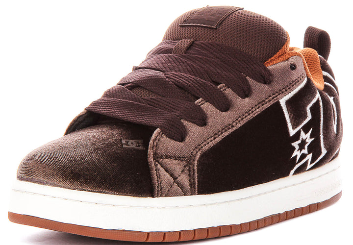Dc Shoes Court Graffik In Brown