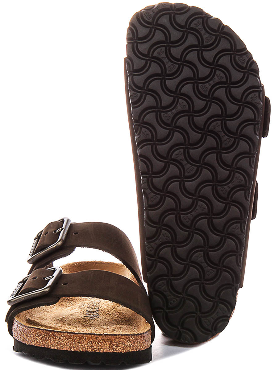 Birkenstock Arizona Wire Buckle In Moca For Unisex Regular Fit