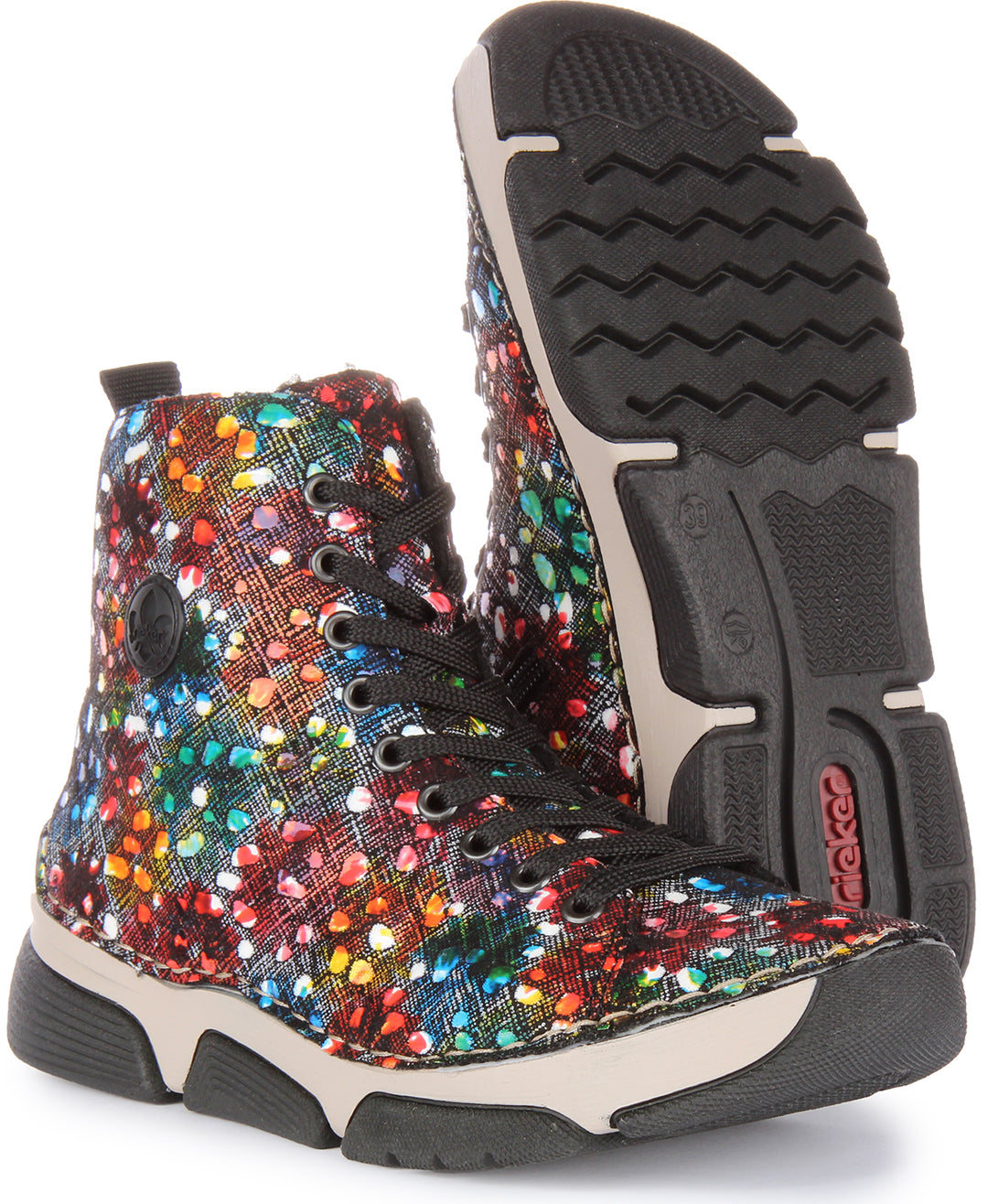 Rieker 45910-90 In Multicolour Ankle Boots For Women