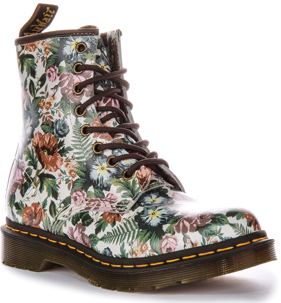 Dr Martens 1460 English Garden For Women | Lace up Floral Boots