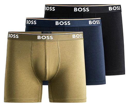 Boss Boxer briefs 3 Pair Power In Multi Colour For Men
