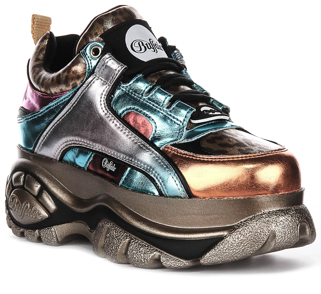 Buffalo 1339-14 Rev In Multi Colo For Women | Vegan Platform