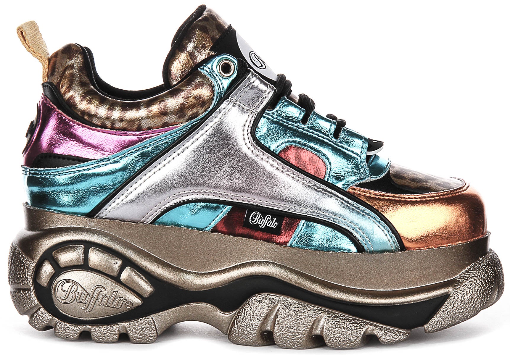 Buffalo LONDON / ローカットスニーカー/40/PNK/1339-14/厚底 Buffalo 1339-14 Rev In Multi Colo For Women | Vegan Platform