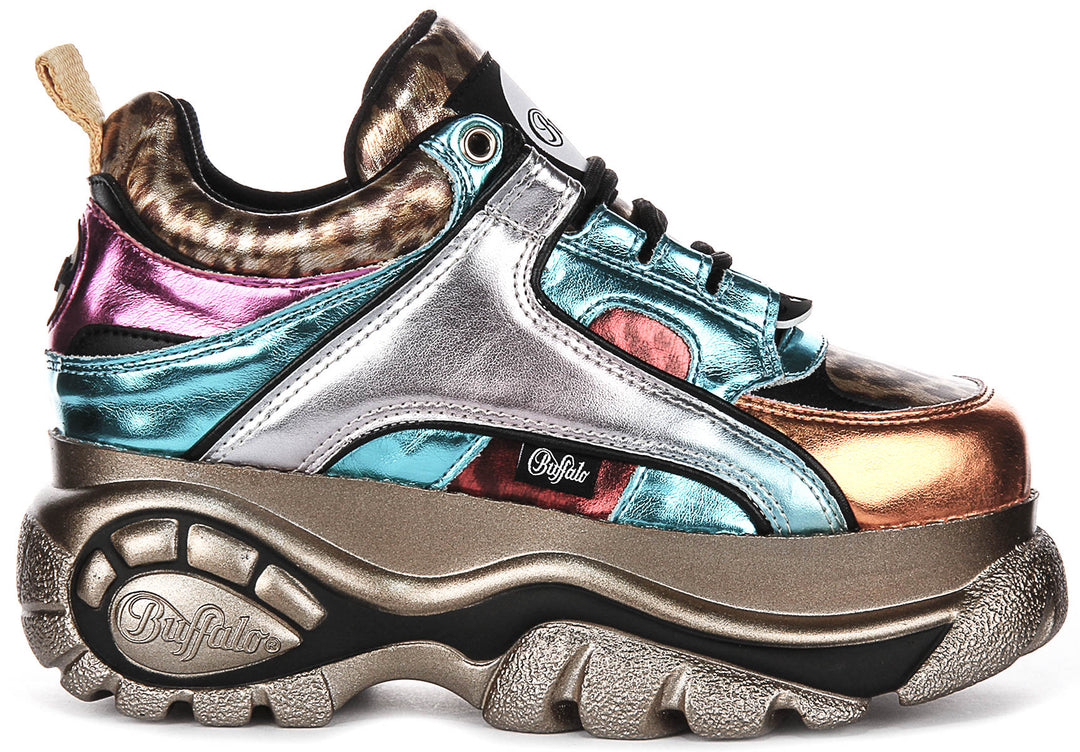 Buffalo 1339-14 Rev In Multi Colo For Women Vegan Platform