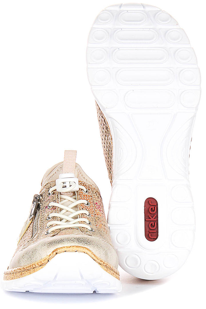 Rieker N42V1-92 In Gold For Women