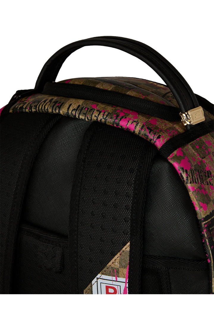 Sprayground Overnight Cash Stash Backpack In Multi Colour