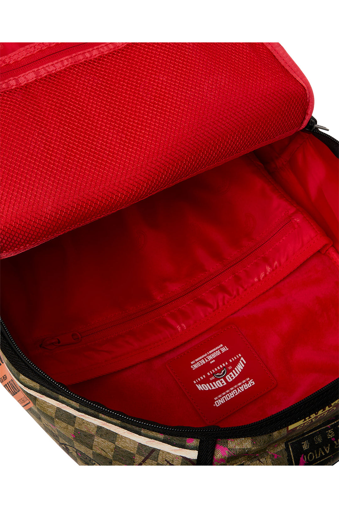 Sprayground Overnight Cash Stash Backpack In Multi Colour