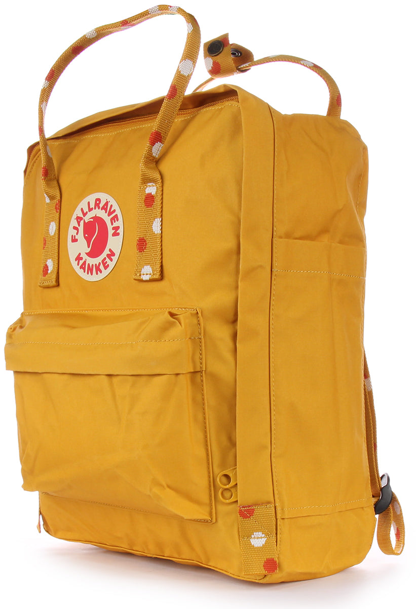 Fjallraven Kanken en mostaza amarillo Mochila de zip clásico de