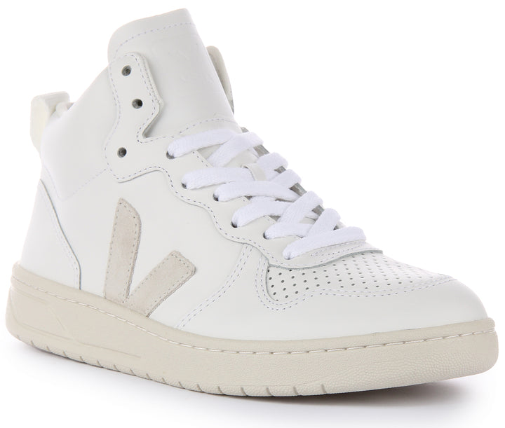 Veja V-15 Leather In Natural For Women