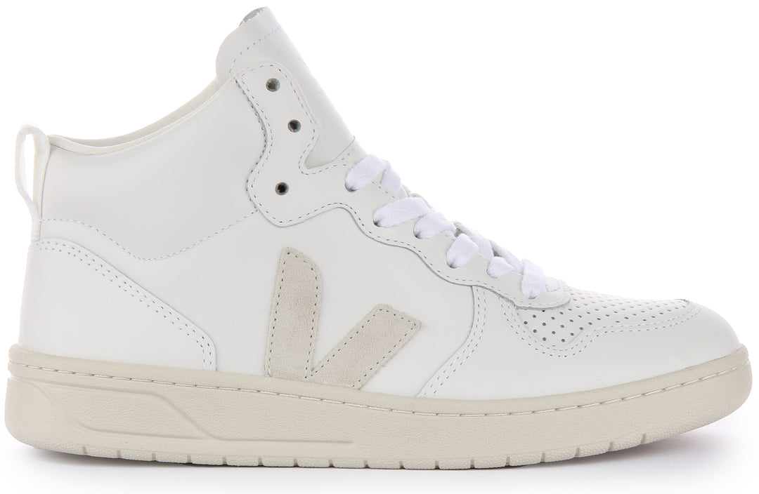 Veja V-15 Leather In Natural For Women