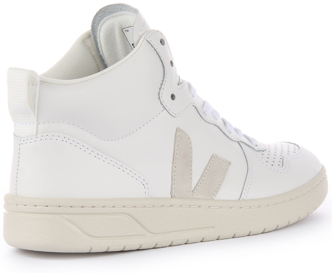 Veja V-15 Leather In Natural For Women